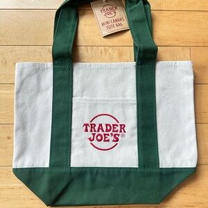 Trader Joe's Mini Canvas Tote bag